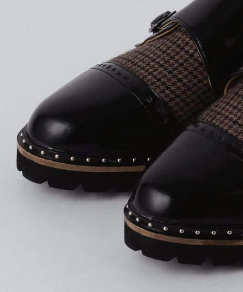 ODETTE E ODILE（オデットエオディール）の「OFC ダブルモンク スリッポン25↑（スリッポン・レディース・ブラック/その他1/ダークブラウン・22cm/25cm/22.5cm/23.5cm/23cm/24.5cm/24cm）」の14枚目の写真