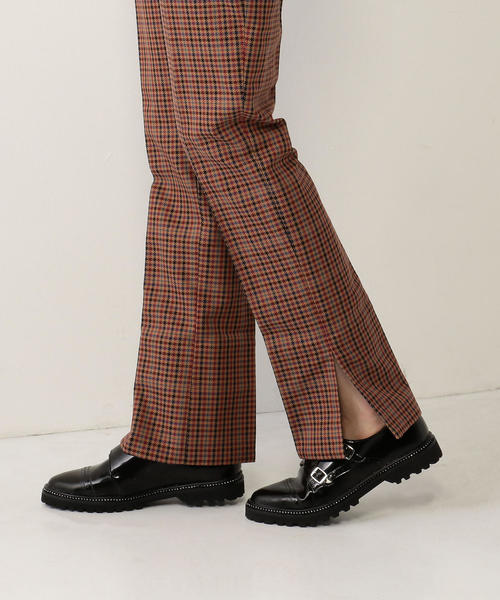 ODETTE E ODILE（オデットエオディール）の「OFC ダブルモンク スリッポン25↑（スリッポン・レディース・ブラック/その他1/ダークブラウン・22cm/25cm/22.5cm/23.5cm/23cm/24.5cm/24cm）」の9枚目の写真