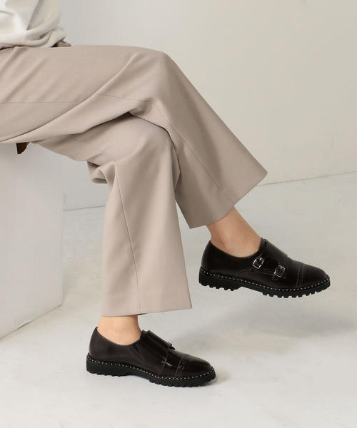 ODETTE E ODILE（オデットエオディール）の「OFC ダブルモンク スリッポン25↑（スリッポン・レディース・ブラック/その他1/ダークブラウン・22cm/25cm/22.5cm/23.5cm/23cm/24.5cm/24cm）」の6枚目の写真