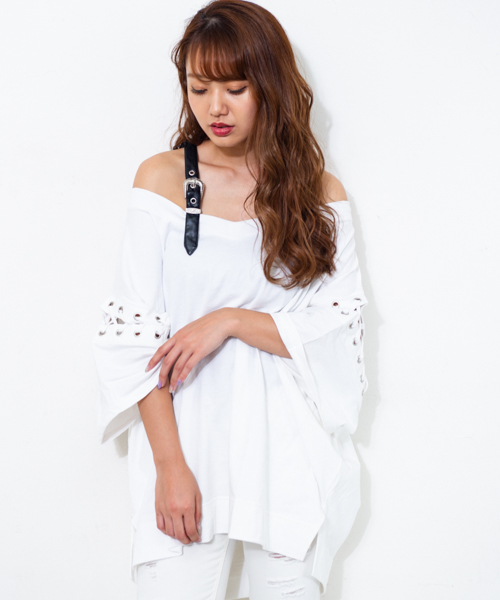 ROGER AND RAW(ロジャーアンドロウ)の「Roger&Raw / ピグメントベルトタンクSET(Tシャツ/カットソー・レディース・ホワイト/ブラック/カーキ/ネイビー/レッド・M)」の21枚目の写真