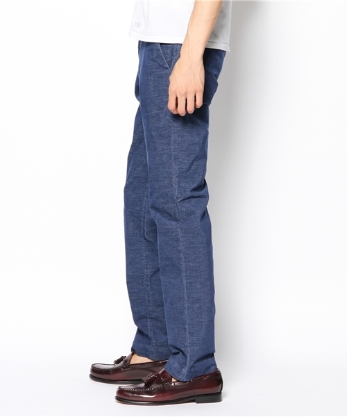 EDIFICE（エディフィス）の「◇シャンブレーコール テーパードパンツ（その他パンツ・メンズ・ブルー系その他/ブラック/ベージュ/レッド・42/44/46/50/48）」の7枚目の写真