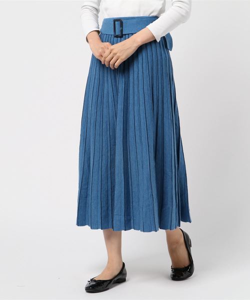 NINE スカート 雑誌掲載✴︎新品ナインNINE シルクコットンティアード