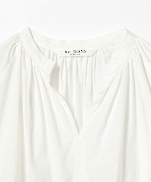 Ray BEAMS(レイビームス)の「Ray BEAMS / キャンディースリーブ ギャザー ワンピース(ワンピース・レディース・ホワイト/ブラック/ブラウン系その他5・ONE SIZE)」の20枚目の写真