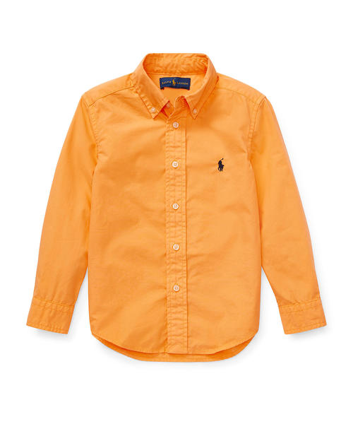 POLO RALPH LAUREN CHILDRENSWEAR（ポロ ラルフ ローレン チルドレンズウェア）の「コットン ポプリン シャツ（シャツ/ブラウス・キッズ・ブルー系9/オレンジ/ロイヤルブルー・7/6）」の3枚目の写真