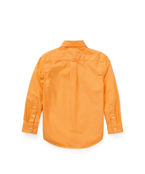 POLO RALPH LAUREN CHILDRENSWEAR（ポロ ラルフ ローレン チルドレンズウェア）の「コットン ポプリン シャツ（シャツ/ブラウス・キッズ・ブルー系9/オレンジ/ロイヤルブルー・7/6）」の4枚目の写真