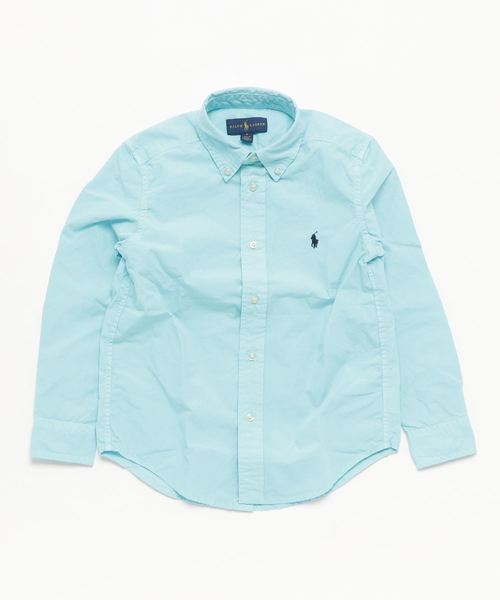 POLO RALPH LAUREN CHILDRENSWEAR（ポロ ラルフ ローレン チルドレンズウェア）の「コットン ポプリン シャツ（シャツ/ブラウス・キッズ・ブルー系9/オレンジ/ロイヤルブルー・7/6）」の6枚目の写真