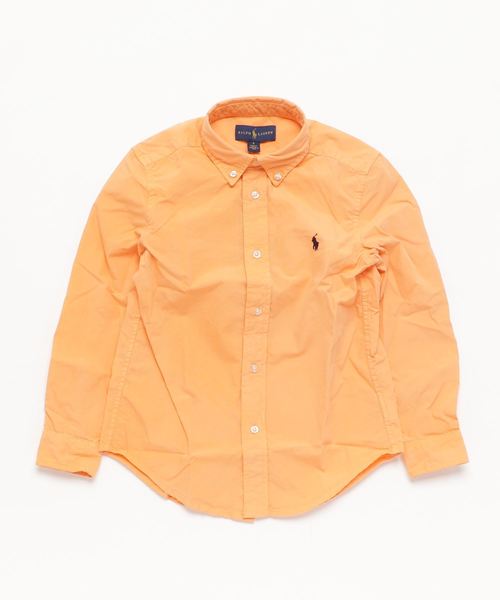 POLO RALPH LAUREN CHILDRENSWEAR（ポロ ラルフ ローレン チルドレンズウェア）の「コットン ポプリン シャツ（シャツ/ブラウス・キッズ・ブルー系9/オレンジ/ロイヤルブルー・7/6）」の7枚目の写真
