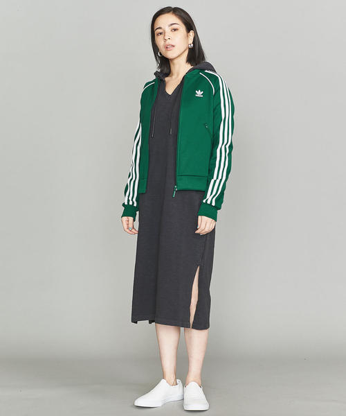 adidas Originals(アディダスオリジナルス)の「<adidas Originals(アディダス)>トラックトップ о(その他アウター・レディース・オリーブ/ブラック・SMALL)」の6枚目の写真