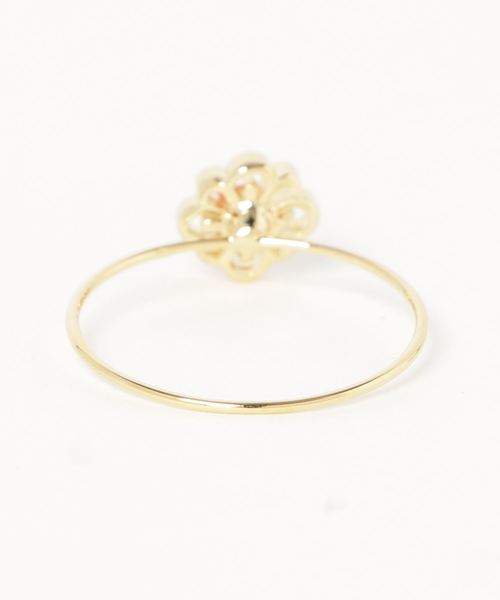 カヤ（カヤ）の「【カヤ】菱菊リング（リング・レディース・ホワイト/ブラック/パープル/レッド/オレンジ/ブルー・FREE）」の7枚目の写真