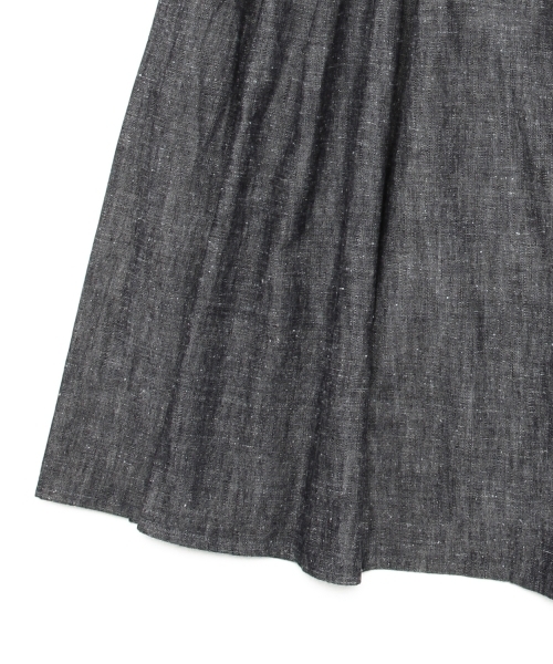 BEAMS BOY(ビームスボーイ)の「BEAMS BOY / シャンブレー サーキュラー スカート(スカート・レディース・ブラック/ブルー/その他1・ONE SIZE)」の12枚目の写真