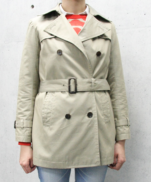 MELROSE claire（メルローズ クレール）の「【LEE4月号掲載】ハーフトレンチコート（トレンチコート・レディース・ベージュ/ミント/ネイビー/レッド・MEDIUM/LARGE）」の8枚目の写真