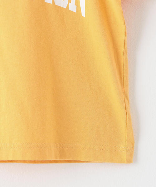 Champion（チャンピオン）の「◆〔別注〕CHAMPION（チャンピオン）ロゴTEE（Tシャツ/カットソー・キッズ・イエロー/ロイヤルブルー/ピンク/ライム/ライトブルー・110cm/140cm/130cm/100cm/120cm）」の6枚目の写真