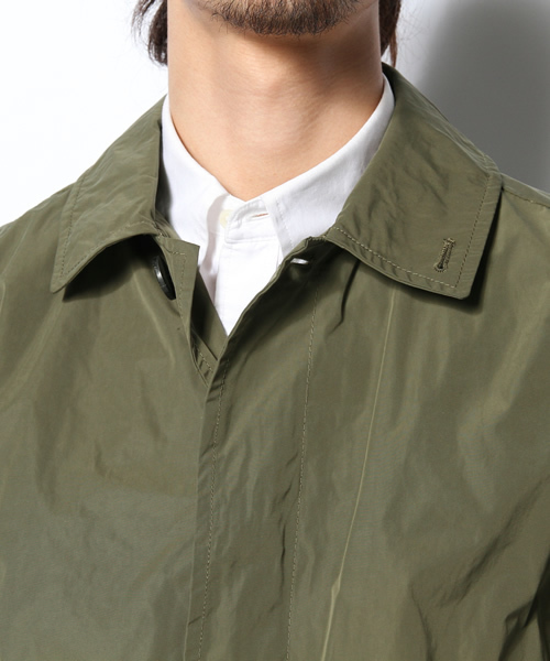 AMERICAN RAG CIE（アメリカンラグシー）の「AMERICAN RAG CIE 形状記憶ステンカラーコート 114-AFN-M141-CO021∴（ステンカラーコート・メンズ・カーキ/ベージュ・2/1）」の7枚目の写真