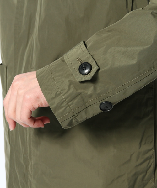 AMERICAN RAG CIE（アメリカンラグシー）の「AMERICAN RAG CIE 形状記憶ステンカラーコート 114-AFN-M141-CO021∴（ステンカラーコート・メンズ・カーキ/ベージュ・2/1）」の8枚目の写真