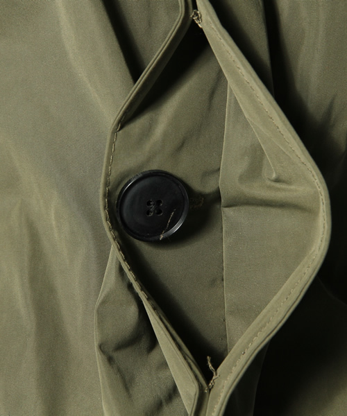 AMERICAN RAG CIE（アメリカンラグシー）の「AMERICAN RAG CIE 形状記憶ステンカラーコート 114-AFN-M141-CO021∴（ステンカラーコート・メンズ・カーキ/ベージュ・2/1）」の12枚目の写真