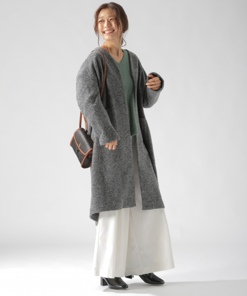 スライバーニットコート その他アウター Bayflow ベイフロー のファッション セール