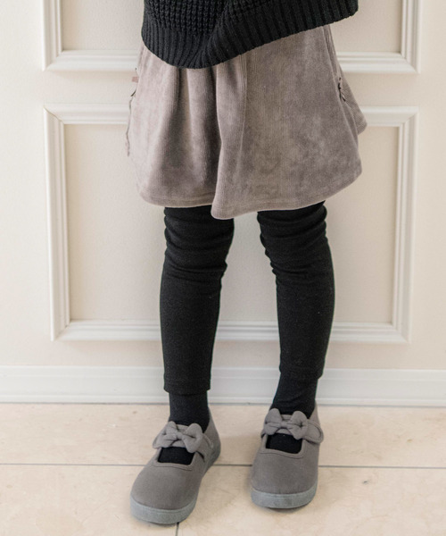 Catherine Cottage(キャサリンコテージ)の「コーデュロイスカート付きレギンス(スカート・キッズ・アイボリー/ピンク/ライラック/レッド/サンドベージュ/オリーブ/グレイッシュベージュ/ネイビー/ブラック/グレイッシュブルー・90/100/110/120/130/140/150/160)」の5枚目の写真