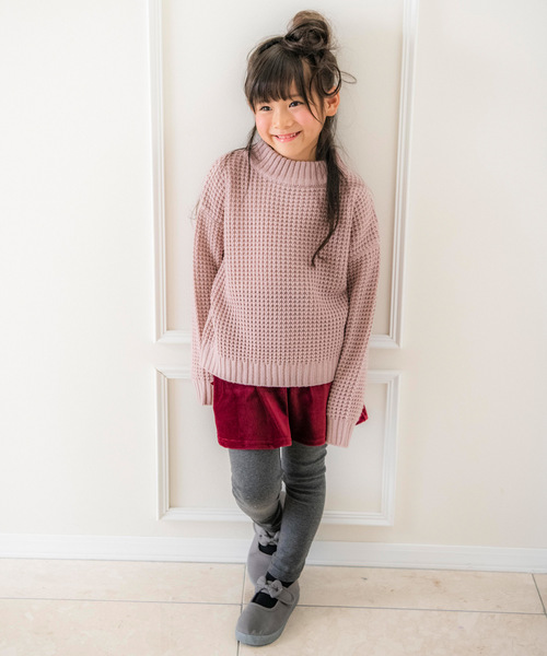 Catherine Cottage(キャサリンコテージ)の「コーデュロイスカート付きレギンス(スカート・キッズ・アイボリー/ピンク/ライラック/レッド/サンドベージュ/オリーブ/グレイッシュベージュ/ネイビー/ブラック/グレイッシュブルー・90/100/110/120/130/140/150/160)」の12枚目の写真