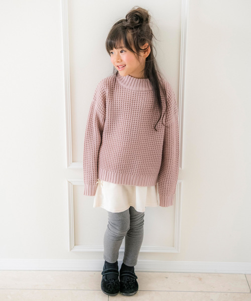 Catherine Cottage(キャサリンコテージ)の「コーデュロイスカート付きレギンス(スカート・キッズ・アイボリー/ピンク/ライラック/レッド/サンドベージュ/オリーブ/グレイッシュベージュ/ネイビー/ブラック/グレイッシュブルー・90/100/110/120/130/140/150/160)」の14枚目の写真