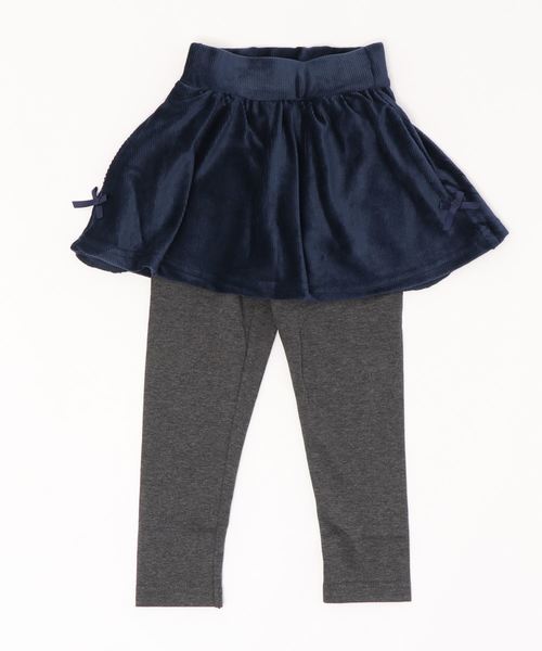 Catherine Cottage(キャサリンコテージ)の「コーデュロイスカート付きレギンス(スカート・キッズ・アイボリー/ピンク/ライラック/レッド/サンドベージュ/オリーブ/グレイッシュベージュ/ネイビー/ブラック/グレイッシュブルー・90/100/110/120/130/140/150/160)」の20枚目の写真