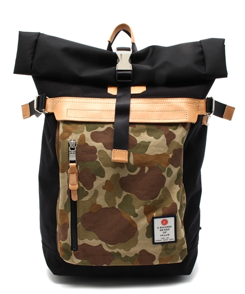 AS2OV（アッソブ）の「AS2OV(アッソブ) ロールバックパック（バックパック/リュック・メンズ・ブラック/ネイビー/その他21・FREE）」の17枚目の写真