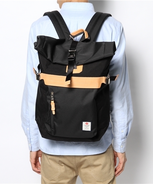 AS2OV（アッソブ）の「AS2OV(アッソブ) ロールバックパック（バックパック/リュック・メンズ・ブラック/ネイビー/その他21・FREE）」の4枚目の写真