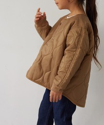 ウェーブキルトショートジャケット キルティングジャケット