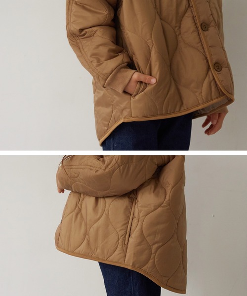 OMNES(オムネス)の「ウェーブキルトショートジャケット キルティングジャケット(その他アウター・キッズ・ブラック/カーキ/ベージュ・100/110/120/130/140)」の21枚目の写真