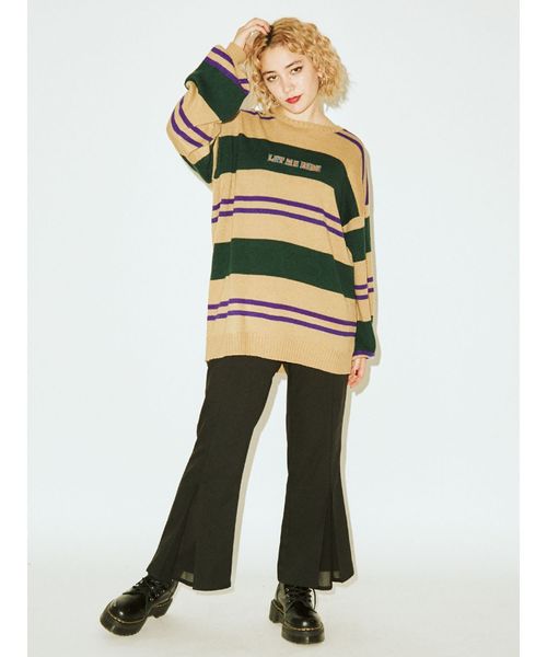 jouetie（ジュエティ）の「ハーフタックパンツ（その他パンツ・レディース・ブラック/ベージュ/ブルー/ミント・MEDIUM）」の6枚目の写真