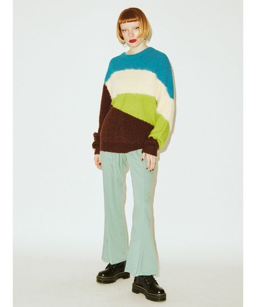 jouetie（ジュエティ）の「ハーフタックパンツ（その他パンツ・レディース・ブラック/ベージュ/ブルー/ミント・MEDIUM）」の5枚目の写真