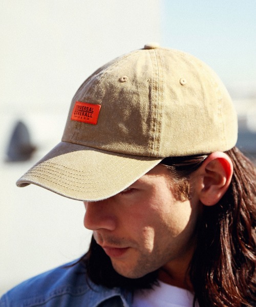 UNIVERSAL OVERALL（ユニバーサルオーバーオール）の「【UNIVERSAL OVERALL(ユニバーサルオーバーオール)】別注リュウカカコウＣＡＰ（キャップ・メンズ・ベージュ/ブラック/ブルー/グリーン・ONE SIZE）」の2枚目の写真