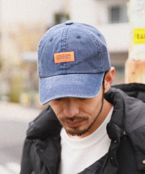 UNIVERSAL OVERALL（ユニバーサルオーバーオール）の「【UNIVERSAL OVERALL(ユニバーサルオーバーオール)】別注リュウカカコウＣＡＰ（キャップ・メンズ・ベージュ/ブラック/ブルー/グリーン・ONE SIZE）」の4枚目の写真