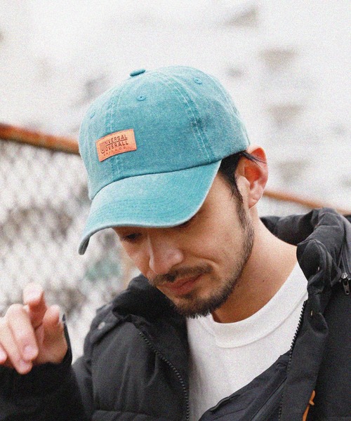 UNIVERSAL OVERALL（ユニバーサルオーバーオール）の「【UNIVERSAL OVERALL(ユニバーサルオーバーオール)】別注リュウカカコウＣＡＰ（キャップ・メンズ・ベージュ/ブラック/ブルー/グリーン・ONE SIZE）」の3枚目の写真