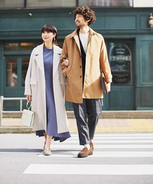 nano・universe（ナノユニバース）の「7DAYS COAT フード脱着ステン 