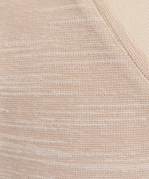 CAMBIO(カンビオ)の「mt6376-カットオフVネックカットソー(Tシャツ/カットソー・メンズ・ホワイト/ブラック/ベージュ/ブルー・S/M/L)」の21枚目の写真