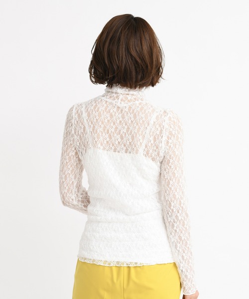 DouDou（ドゥドゥ）の「レースタートル（Tシャツ/カットソー・レディース・ベージュ/グレー/オフホワイト・FREE）」の18枚目の写真