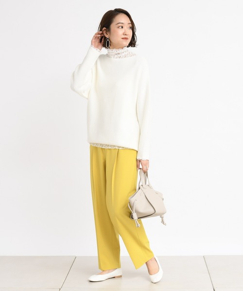 DouDou（ドゥドゥ）の「レースタートル（Tシャツ/カットソー・レディース・ベージュ/グレー/オフホワイト・FREE）」の11枚目の写真