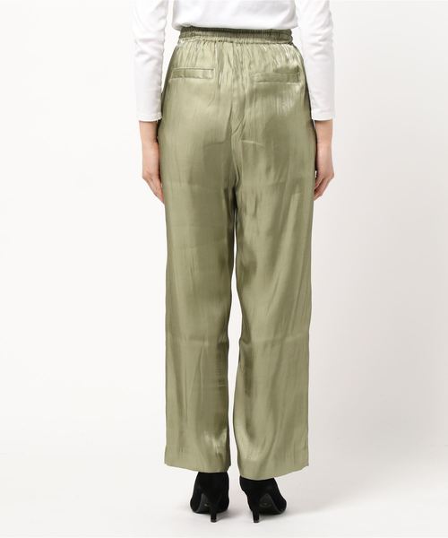 Cheek（チーク）の「サテンギャザーパンツ（その他パンツ・レディース・ゴールド/ブラウン/カーキ・MEDIUM）」の5枚目の写真
