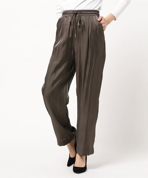 Cheek（チーク）の「サテンギャザーパンツ（その他パンツ・レディース・ゴールド/ブラウン/カーキ・MEDIUM）」の9枚目の写真