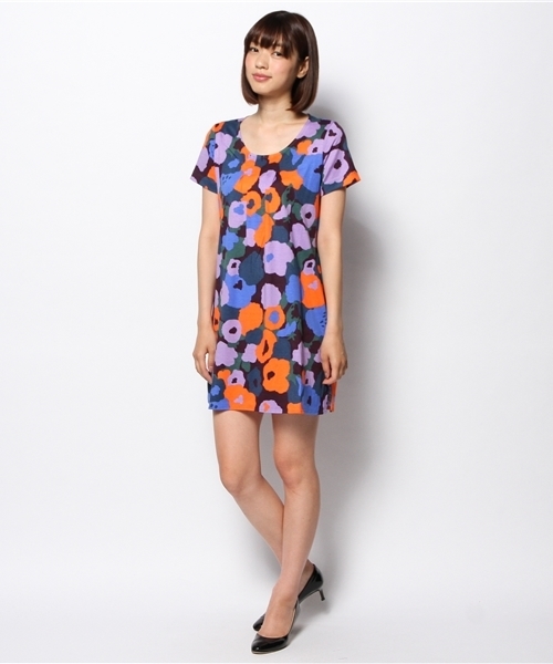 fennica（フェニカ）の「marimekko / makoショートスリーブワンピース（ワンピース・レディース・イエロー/ブルー・X-SMALL/SMALL）」の6枚目の写真