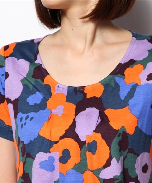 fennica（フェニカ）の「marimekko / makoショートスリーブワンピース（ワンピース・レディース・イエロー/ブルー・X-SMALL/SMALL）」の7枚目の写真