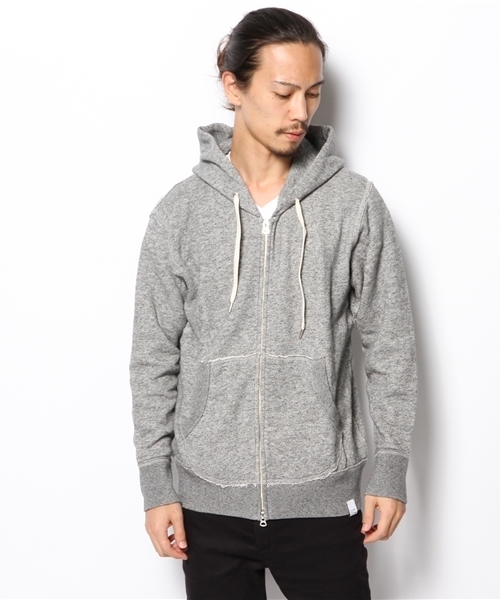 CIAOPANIC(チャオパニック)の「【Ciaopanic】AB杢裏毛パーカー(パーカー・メンズ・グレー・LARGE/MEDIUM/FREE)」の2枚目の写真