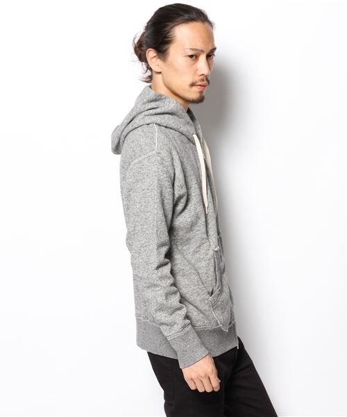 CIAOPANIC(チャオパニック)の「【Ciaopanic】AB杢裏毛パーカー(パーカー・メンズ・グレー・LARGE/MEDIUM/FREE)」の3枚目の写真