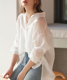 KOBE LETTUCE | ビッグシルエットシアーシャツ(シャツ/ブラウス)