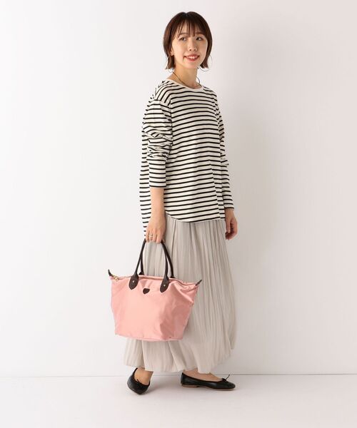 SHIPS any（シップス エニィ）の「SHIPS any:ラウンドヘムロングスリーブTEE◇◇◇（Tシャツ/カットソー・レディース・ホワイト/ベージュ/オフホワイト・ONE SIZE）」の14枚目の写真