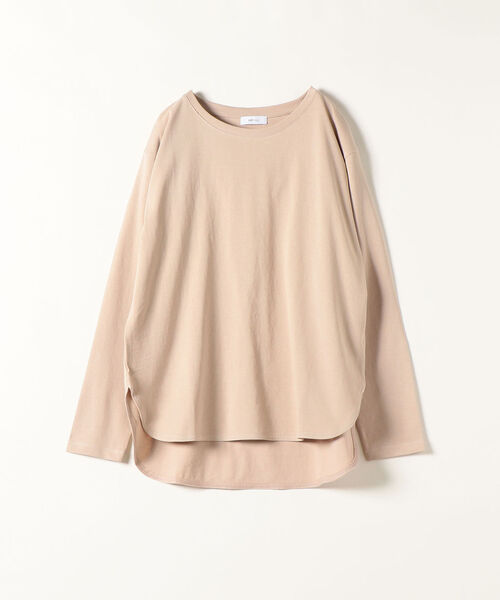 SHIPS any（シップス エニィ）の「SHIPS any:ラウンドヘムロングスリーブTEE◇◇◇（Tシャツ/カットソー・レディース・ホワイト/ベージュ/オフホワイト・ONE SIZE）」の16枚目の写真