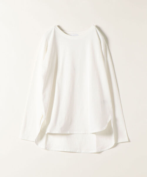 SHIPS any（シップス エニィ）の「SHIPS any:ラウンドヘムロングスリーブTEE◇◇◇（Tシャツ/カットソー・レディース・ホワイト/ベージュ/オフホワイト・ONE SIZE）」の19枚目の写真