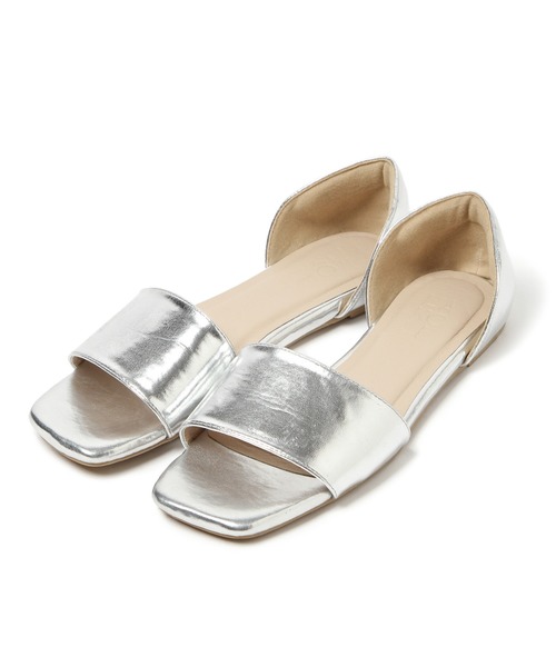 LAKOLE（ラコレ）の「セパレートフラットサンダル / LAKOLE（サンダル・レディース・ブラック/ライム/シルバー/パイソン・SMALL/MEDIUM/LARGE）」の15枚目の写真