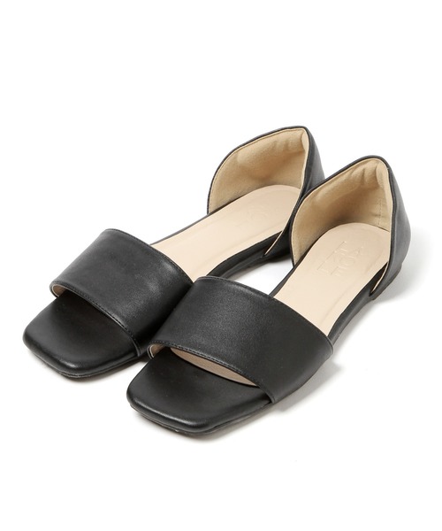 LAKOLE（ラコレ）の「セパレートフラットサンダル / LAKOLE（サンダル・レディース・ブラック/ライム/シルバー/パイソン・SMALL/MEDIUM/LARGE）」の17枚目の写真