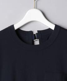 20SS sacai バックオープンカットソーワンピース濃紺2(M)【5.2万